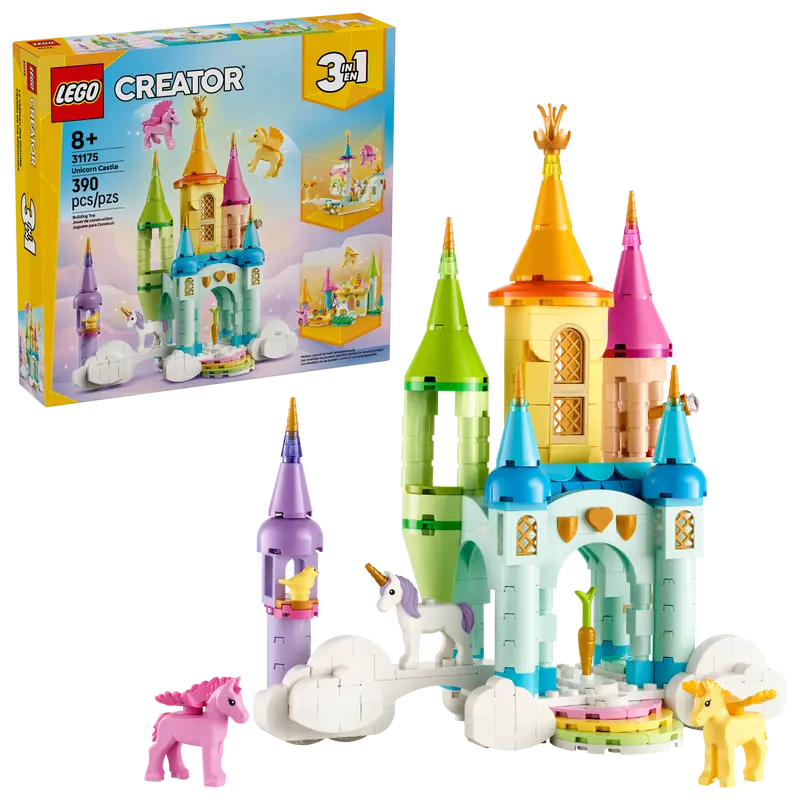 LEGO Creator 3-in-1 Castle with Unicorns (31175)