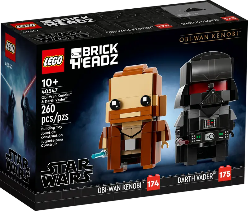 LEGO BrickHeadz Star Wars Obi-Wan Kenobi & Darth Vader (40547)