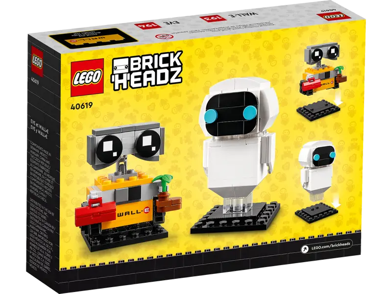 LEGO BrickHeadz EVE and WALL•E (40619)