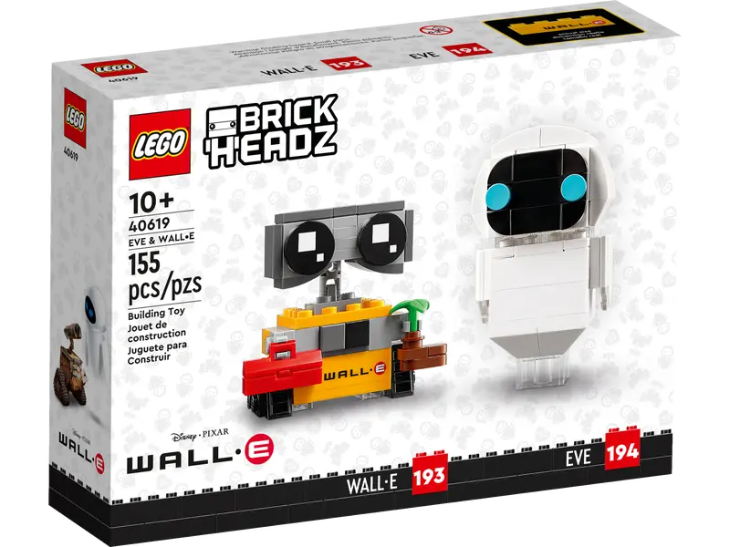 LEGO BrickHeadz EVE and WALL•E (40619)