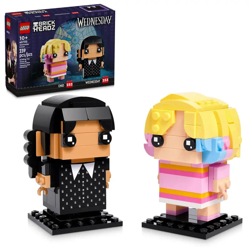 LEGO BrickHeadz Wednesday & Enid