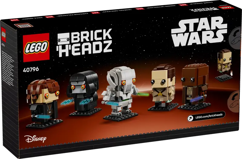 LEGO BrickHeadz Star Wars Revenge of the Sith 20th Anniversary Set (40796)