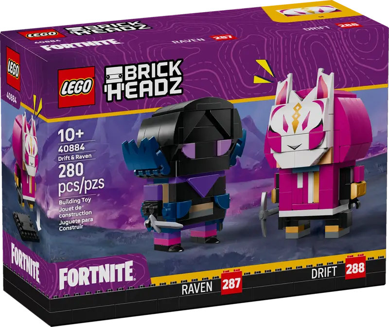 LEGO BrickHeadz Drift and Raven (40884)