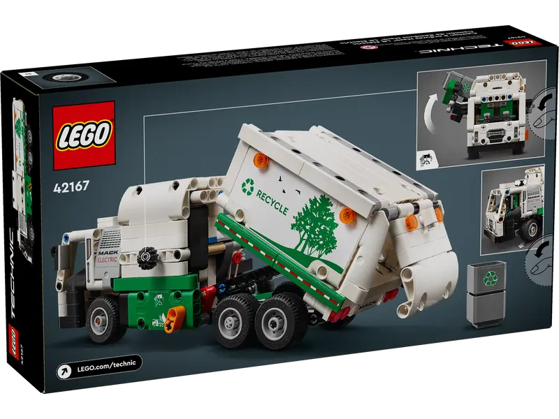 LEGO Technic Mack LR Electric Garbage Truck (42167)