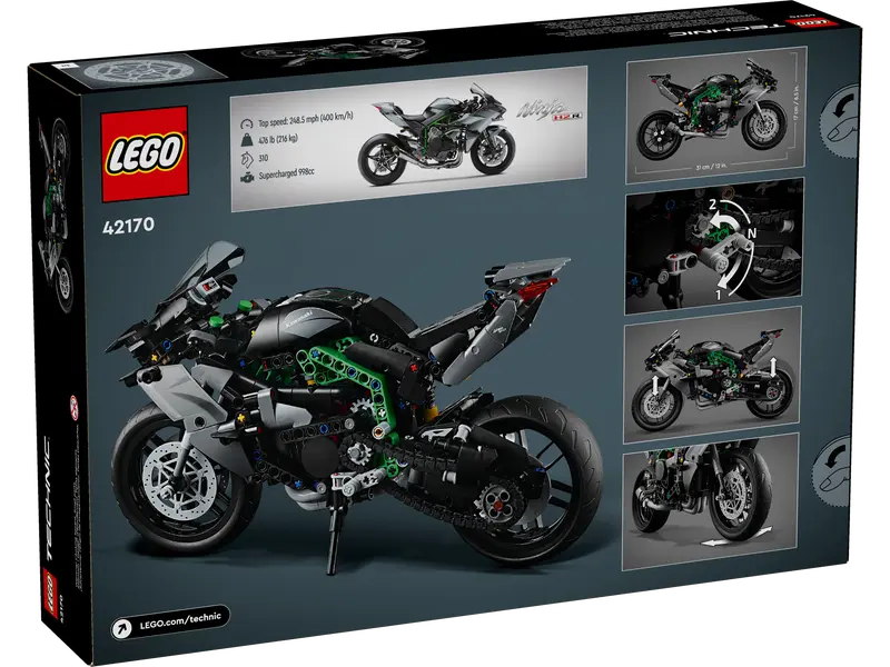 LEGO Technic Kawasaki Ninja H2R Motorcycle (42170)