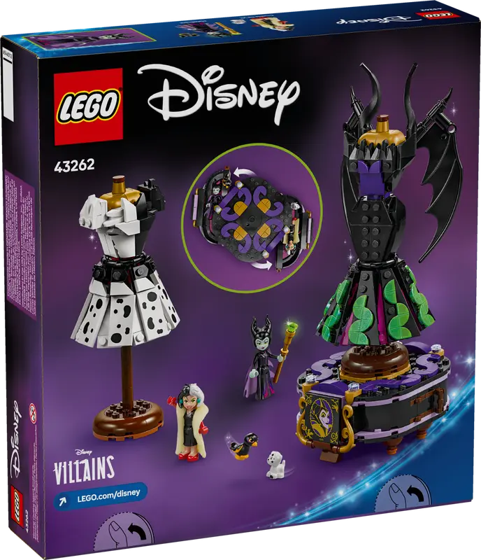 LEGO Disney Maleficent and Cruella De Vil Dresses (43262)