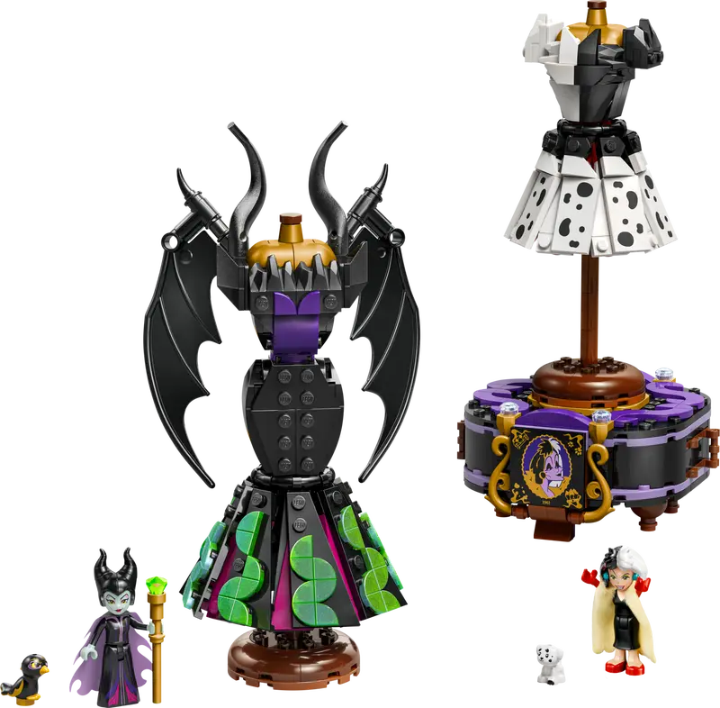 LEGO Disney Maleficent and Cruella De Vil Dresses (43262)