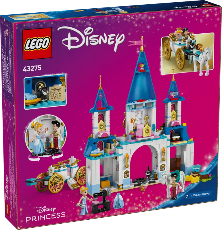 LEGO Disney Cinderella’s Castle and Horse Carriage (43275)