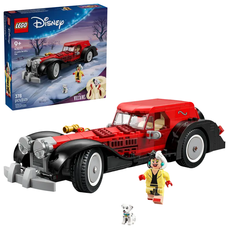 LEGO  Disney Cruella De Vil and Her Car (43277)