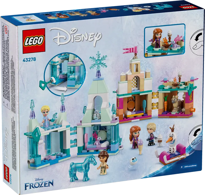 LEGO  Disney Frozen Mini Arendelle Castle and Elsa’s Ice Palace (43278)