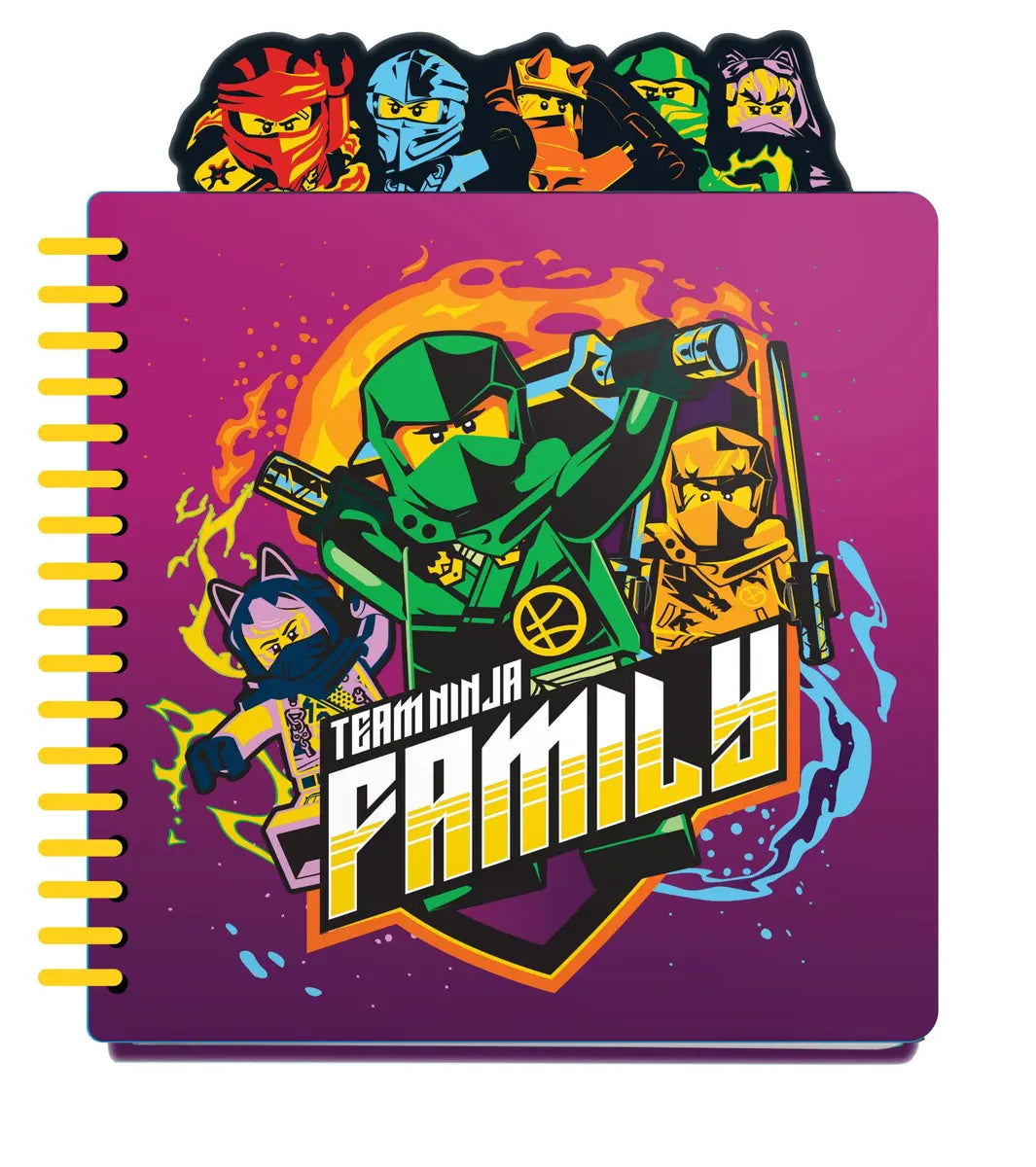 LEGO NINJAGO Notebook with Tabs