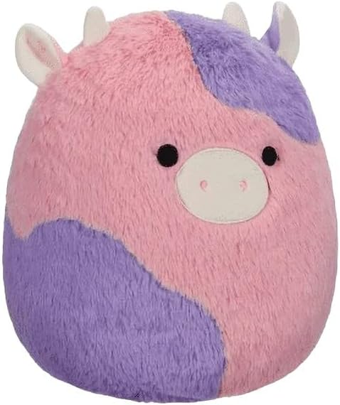 Squishmallows Fuzz-A-Mallows Patty Cow