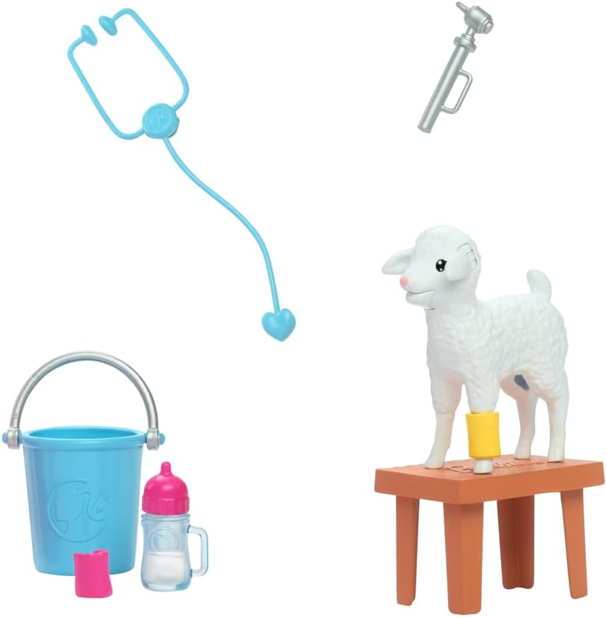 Barbie 65th Anniversary Farm Veterinarian Doll & Accessories Set