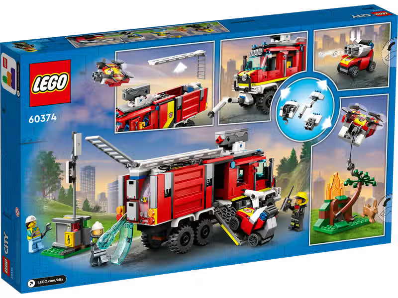 LEGO City Fire Rescue Truck (60374)