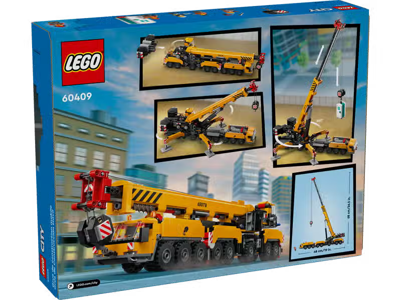 LEGO City Yellow Mobile Construction Crane (60409)