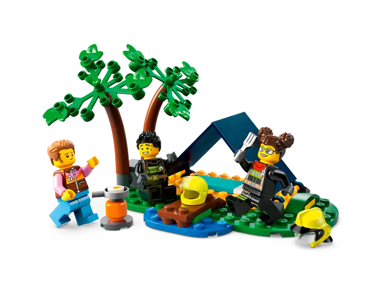 LEGO City 4x4 Fire Truck with Rescue Boat (60412)