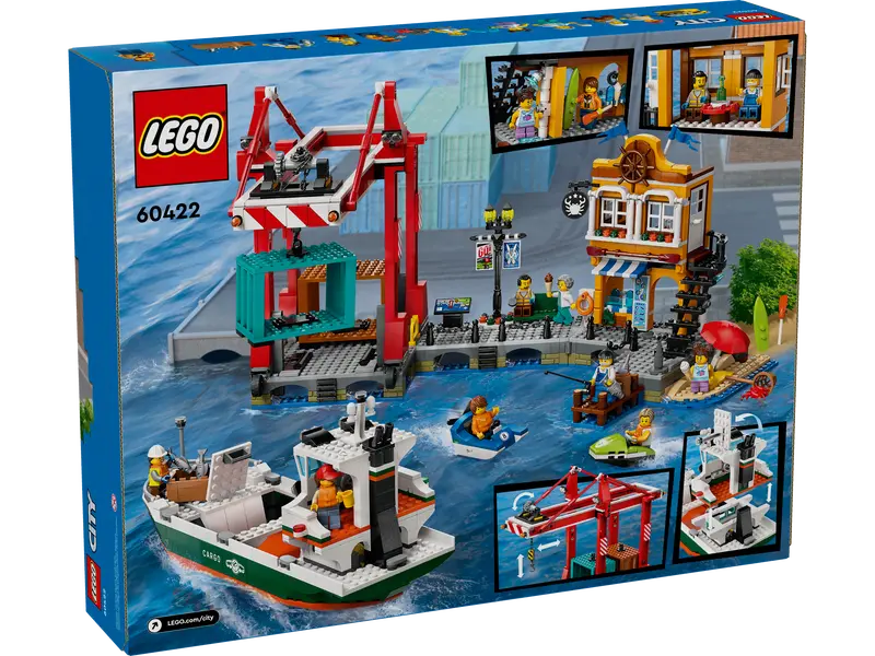 LEGO City Harbour with Cargo Ship (60422)