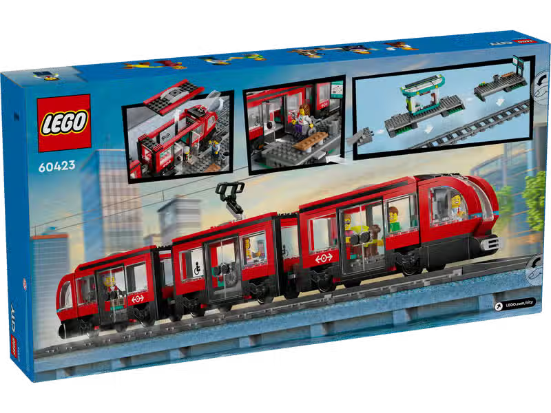 LEGO City Tram and City Center Stop (60423)