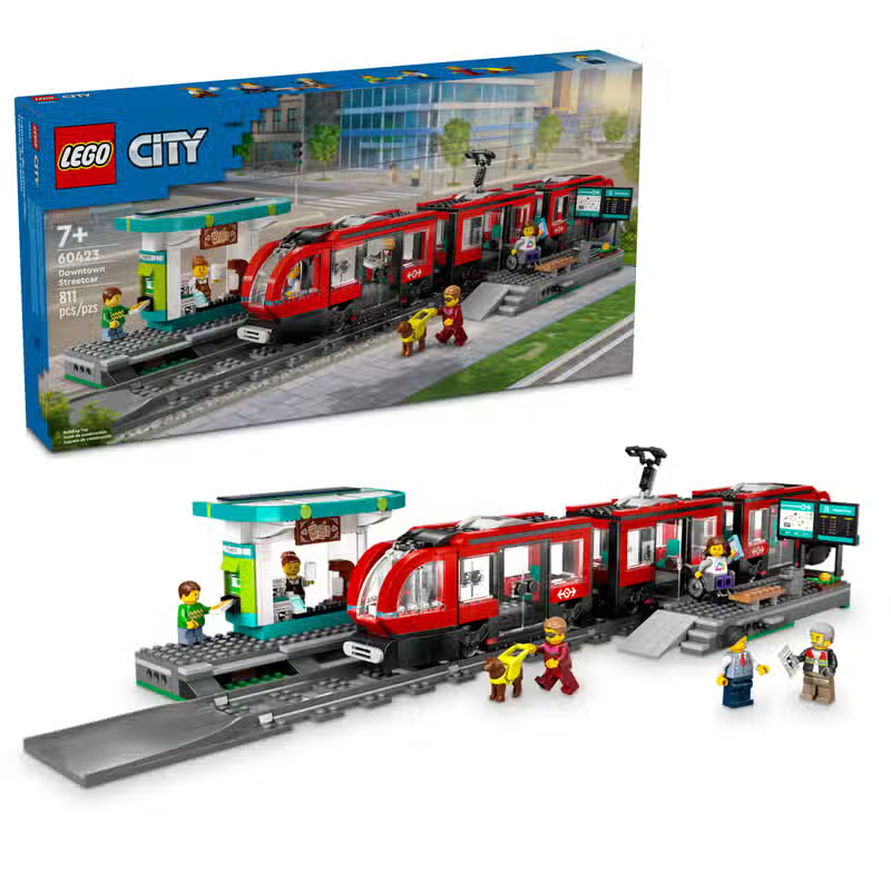 LEGO City Tram and City Center Stop (60423)