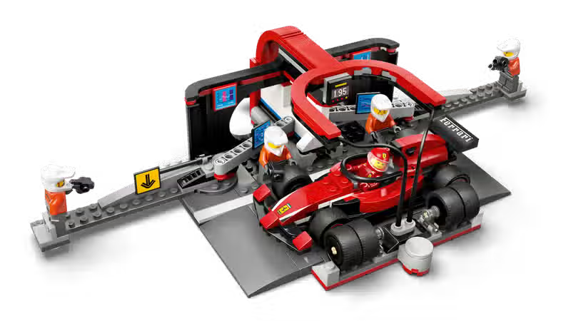 LEGO City F1 Pit Stop and Ferrari Pit Crew (60443)