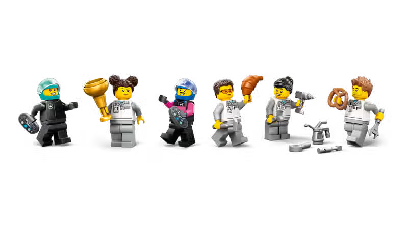 LEGO City F1 Garage and Mercedes-AMG & Alpine Cars (60444)