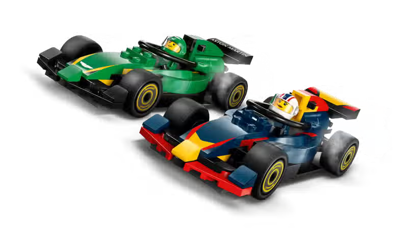 LEGO City F1 Truck with RB20 and AMR24 Cars (60490)