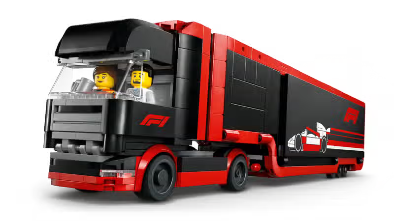 LEGO City F1 Truck with RB20 and AMR24 Cars (60490)