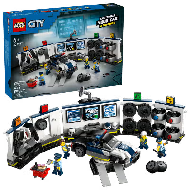 LEGO City Police Car Tuning Garage (60457)