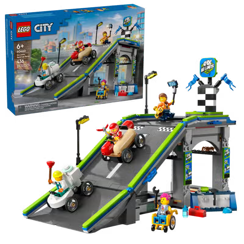 LEGO City Your City Rules Race Track with Ramps (60460)