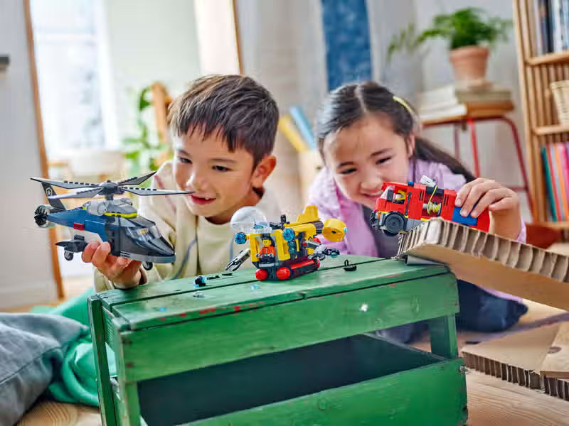 LEGO City Remix Helicopter, Fire Truck and Submarine (60462)