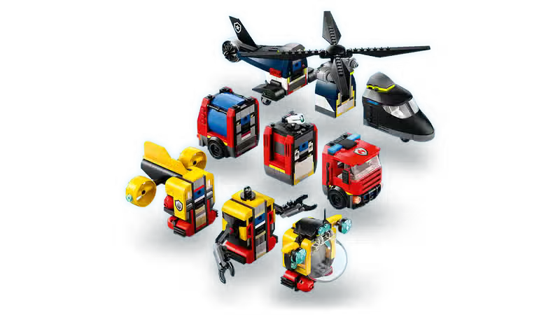 LEGO City Remix Helicopter, Fire Truck and Submarine (60462)