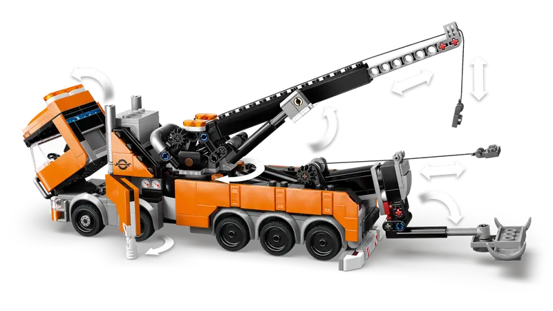 LEGO City Heavy-Duty Rescue Tow Truck with Crane