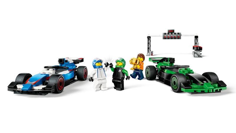 LEGO City F1 Grid with VCARB and Sauber Racing Cars (60474)