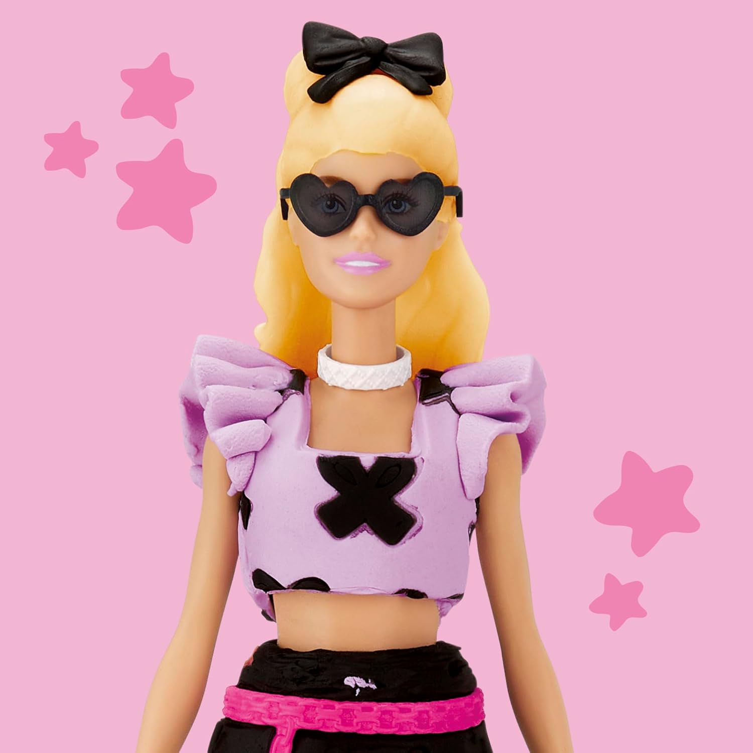 Play-Doh Barbie Designer Fashion Show Set | Create Doll Clothes with 21 Fashion Accessories & 6 Play-Doh Colors | Ages 5+