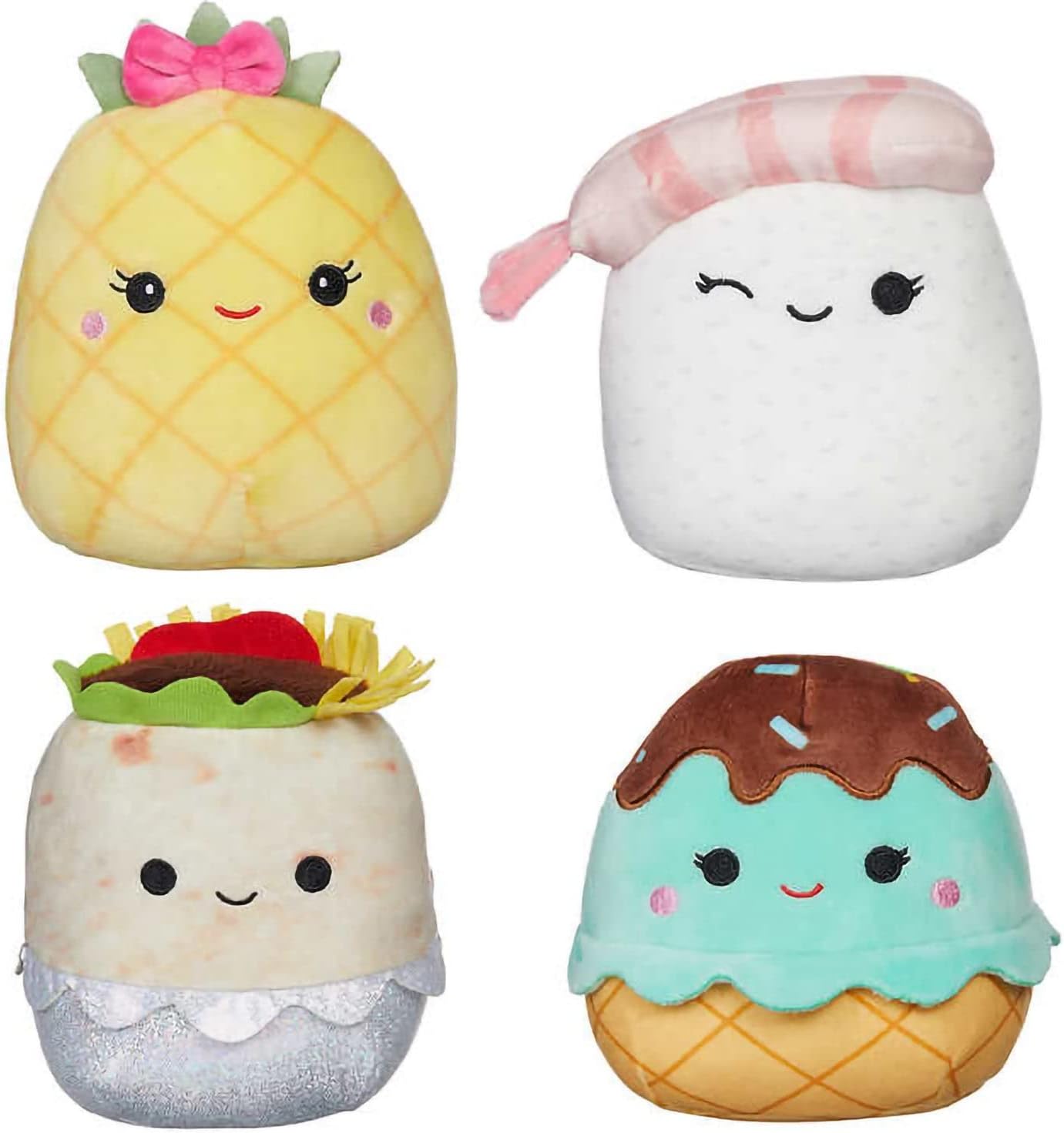 Squishmallows Micromallows Box Set of 8 Food Squishmallows