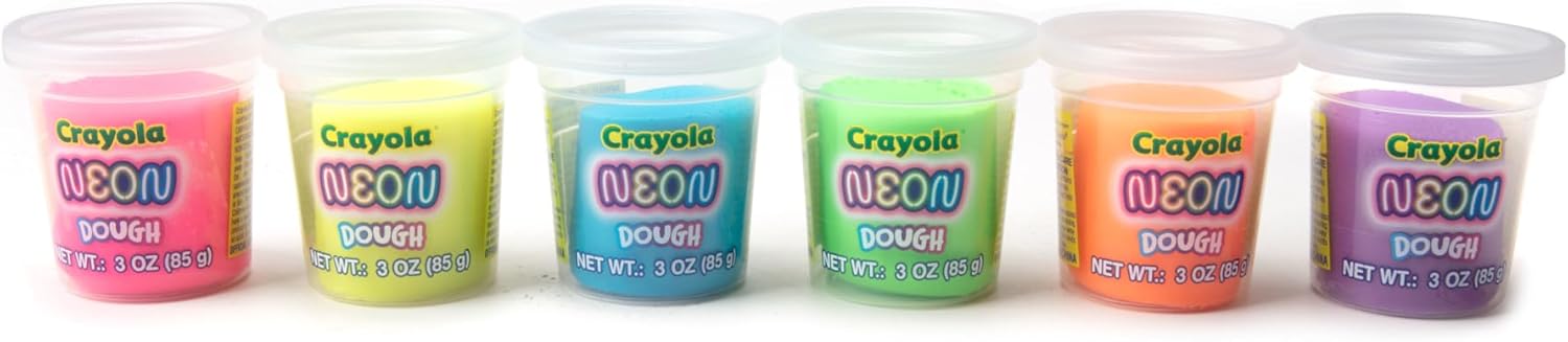 Crayola Silly Scents Play Dough 48-Pack | Scented & Neon Modeling Compound for Kids | Non-Toxic Party Favor Set for Ages 3+