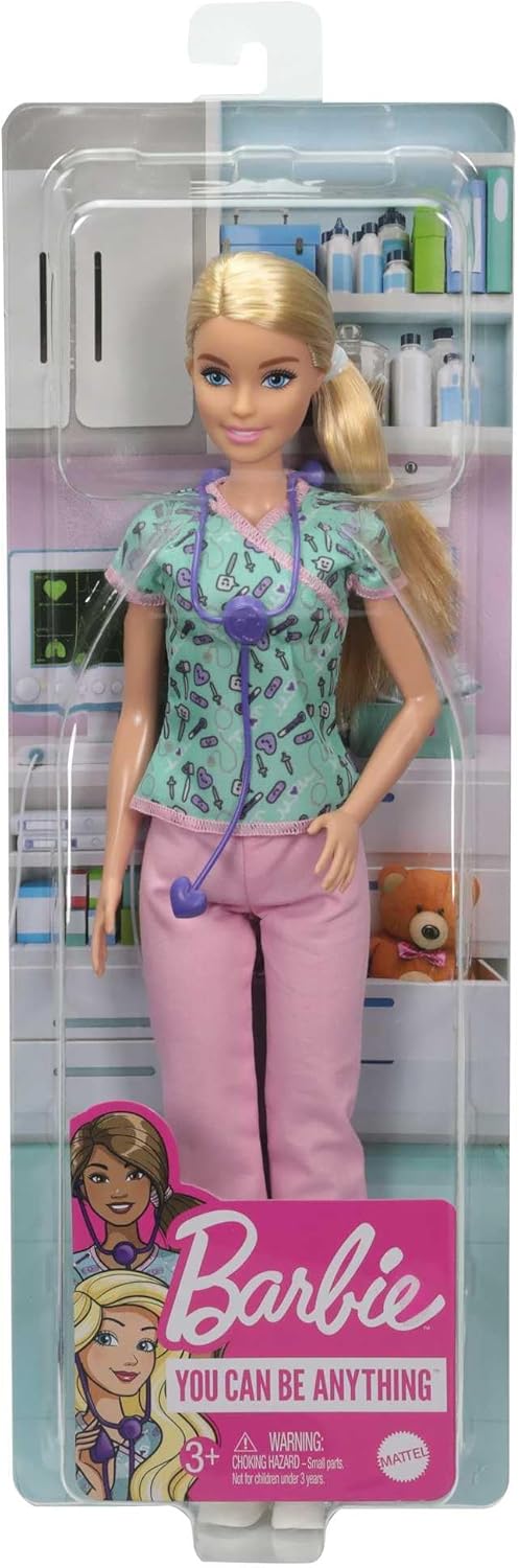 Barbie Nurse Blonde Doll