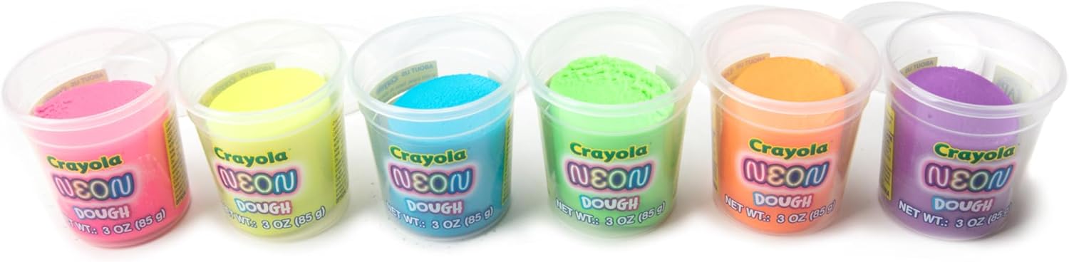 Crayola Silly Scents Play Dough 48-Pack | Scented & Neon Modeling Compound for Kids | Non-Toxic Party Favor Set for Ages 3+