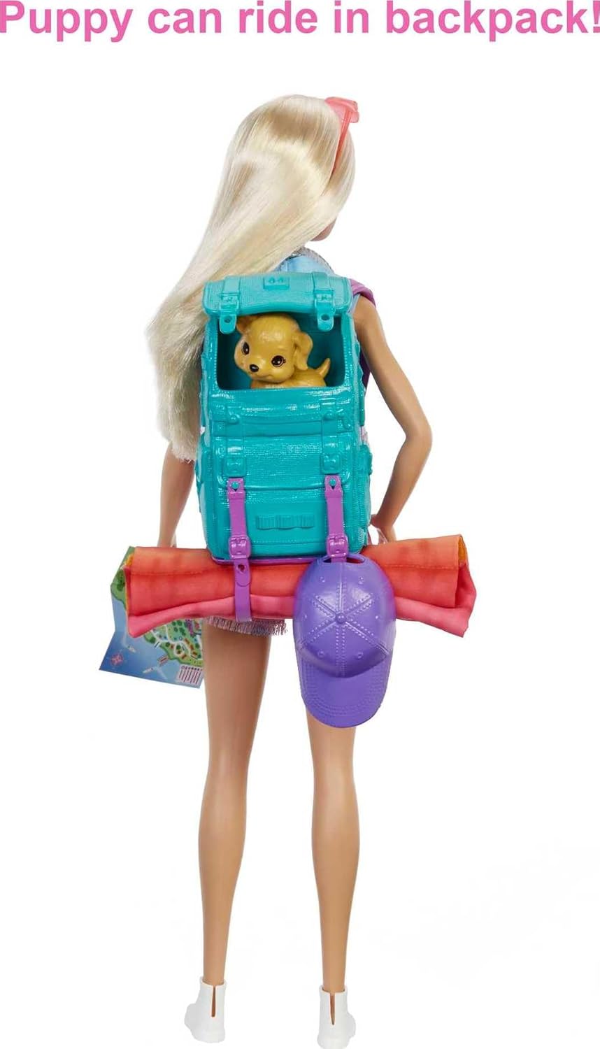 Barbie Camping Doll & Accessories Set