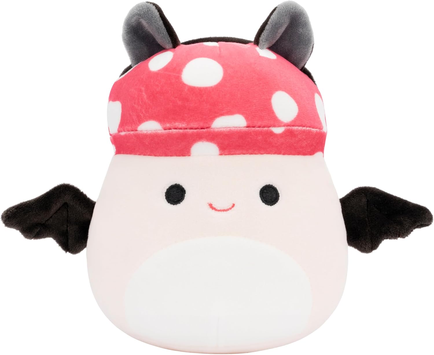 Squishmallows Micromallows Halloween 4-Pack – Gabin Pumpkin Axolotl, Fitzy Goblin Holding Latte, Malcolm Bat Mushroom, Ms. K Purple Clown