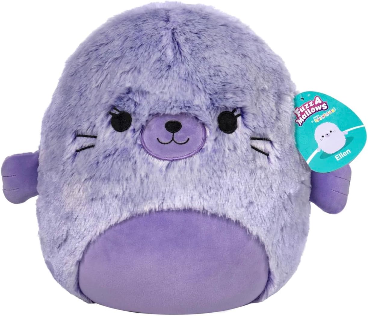 Squishmallows Fuzz-A-Mallows Ellen Seal
