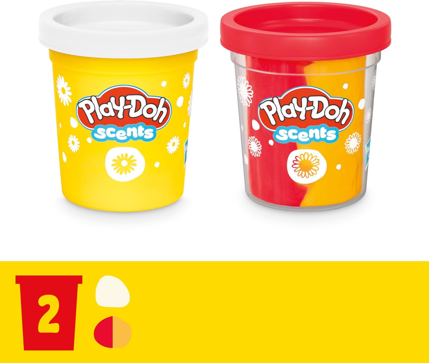 Play-Doh Sunflowers & Daisies Flower Toy | Floral Scented Modeling Compound | Kids Arts & Crafts Kit for Ages 3+