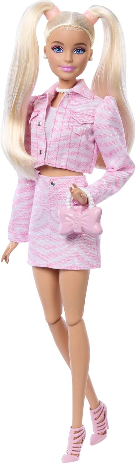 Barbie Deluxe Style Doll – Pink Denim Outfit