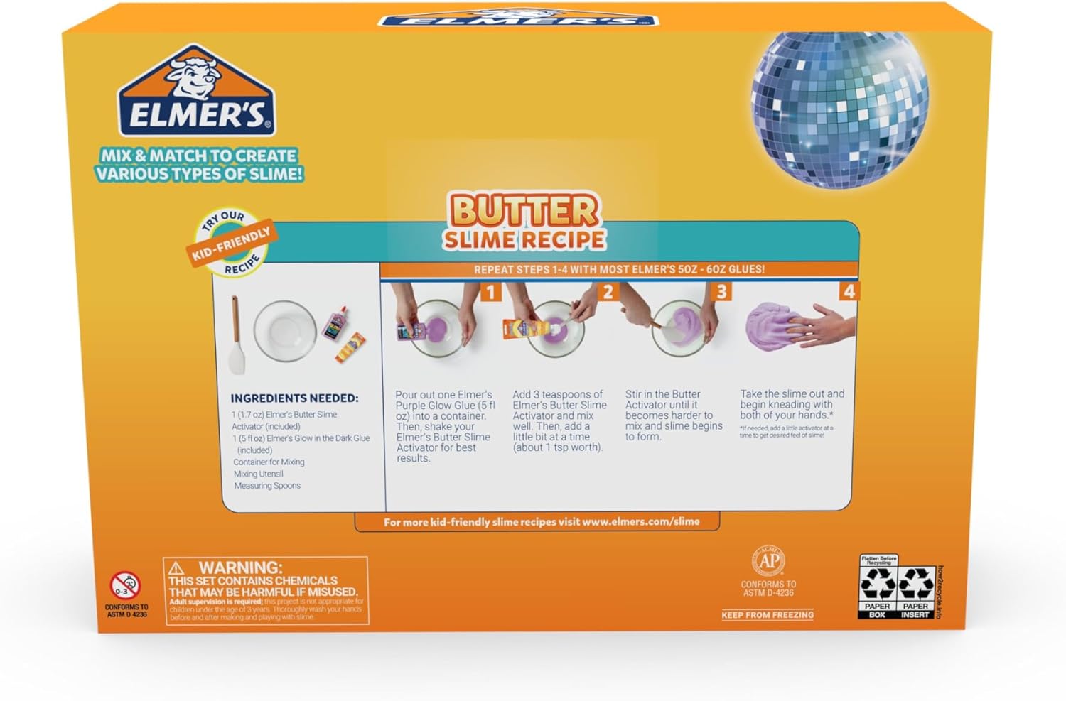 Elmer’s Color Rush 10-Piece Slime Kit | Mix, Match & Create Color-Changing, Glow, Crunchy & Butter Slimes | Non-Toxic | Ages 6+