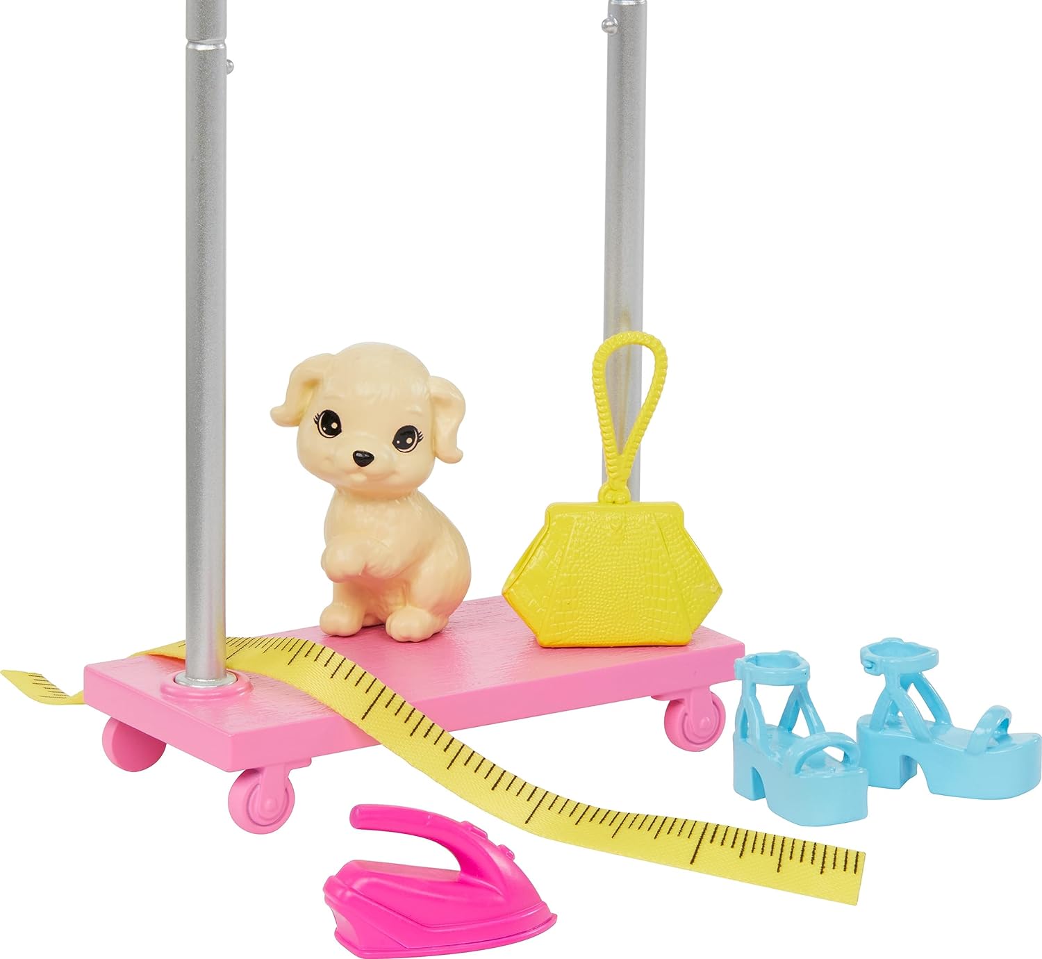 Barbie Brooklyn Doll with Garment Rack, Top, Fashion Pieces, Puppy & More