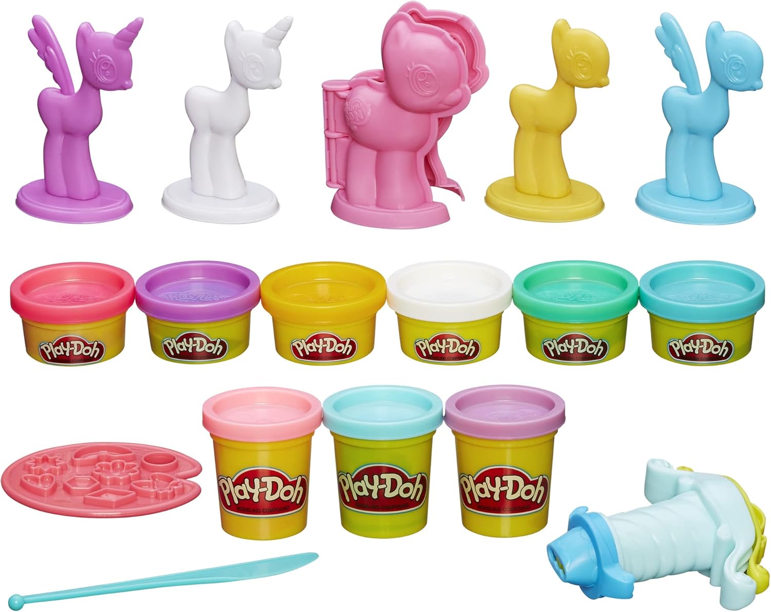 Play-Doh Make & Style Ponies Set | My Little Pony Toys & Figures | Kids Arts & Crafts Playset | Ages 3+