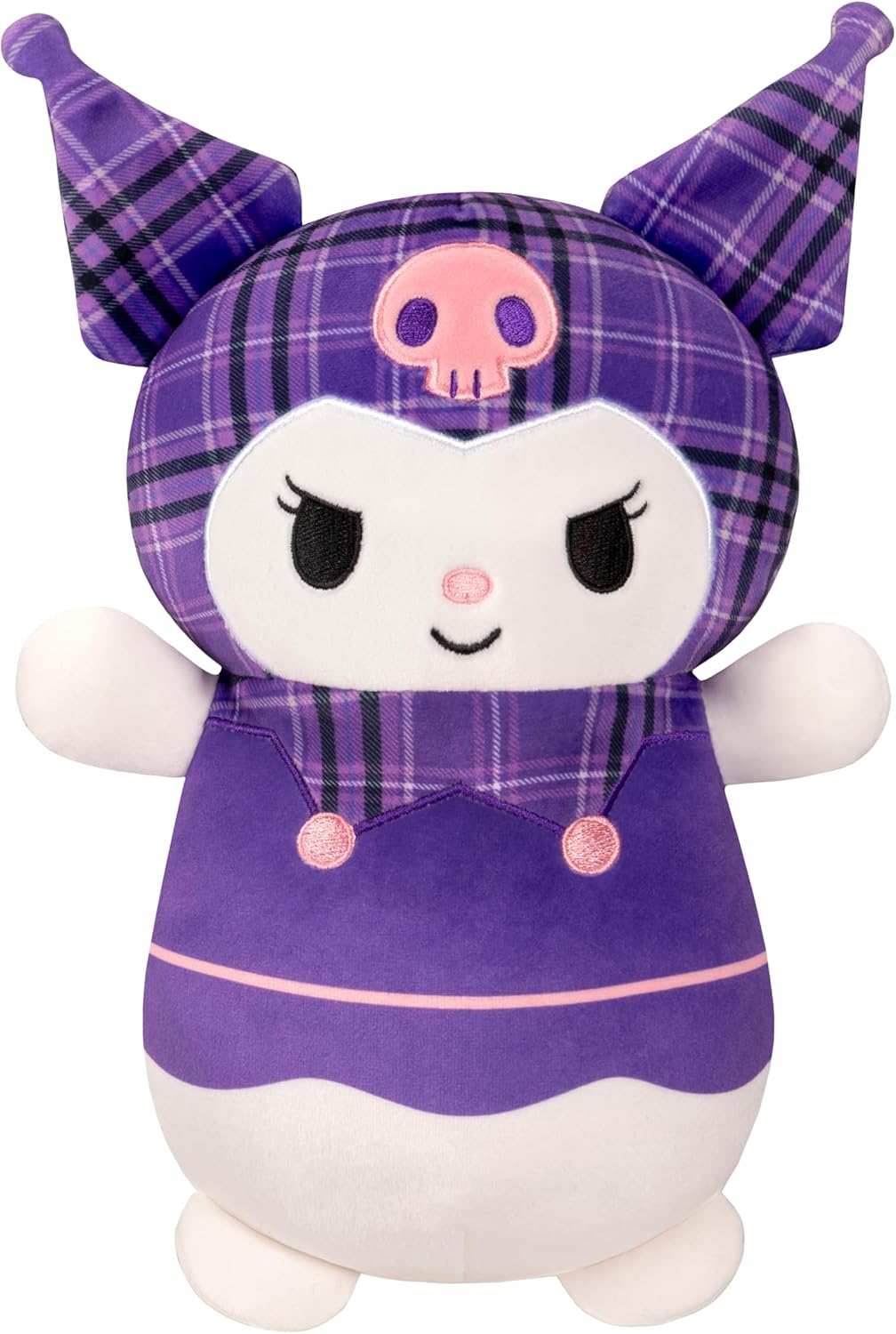 Squishmallows Hello Kitty and Friends Plaid Kuromi HugMees