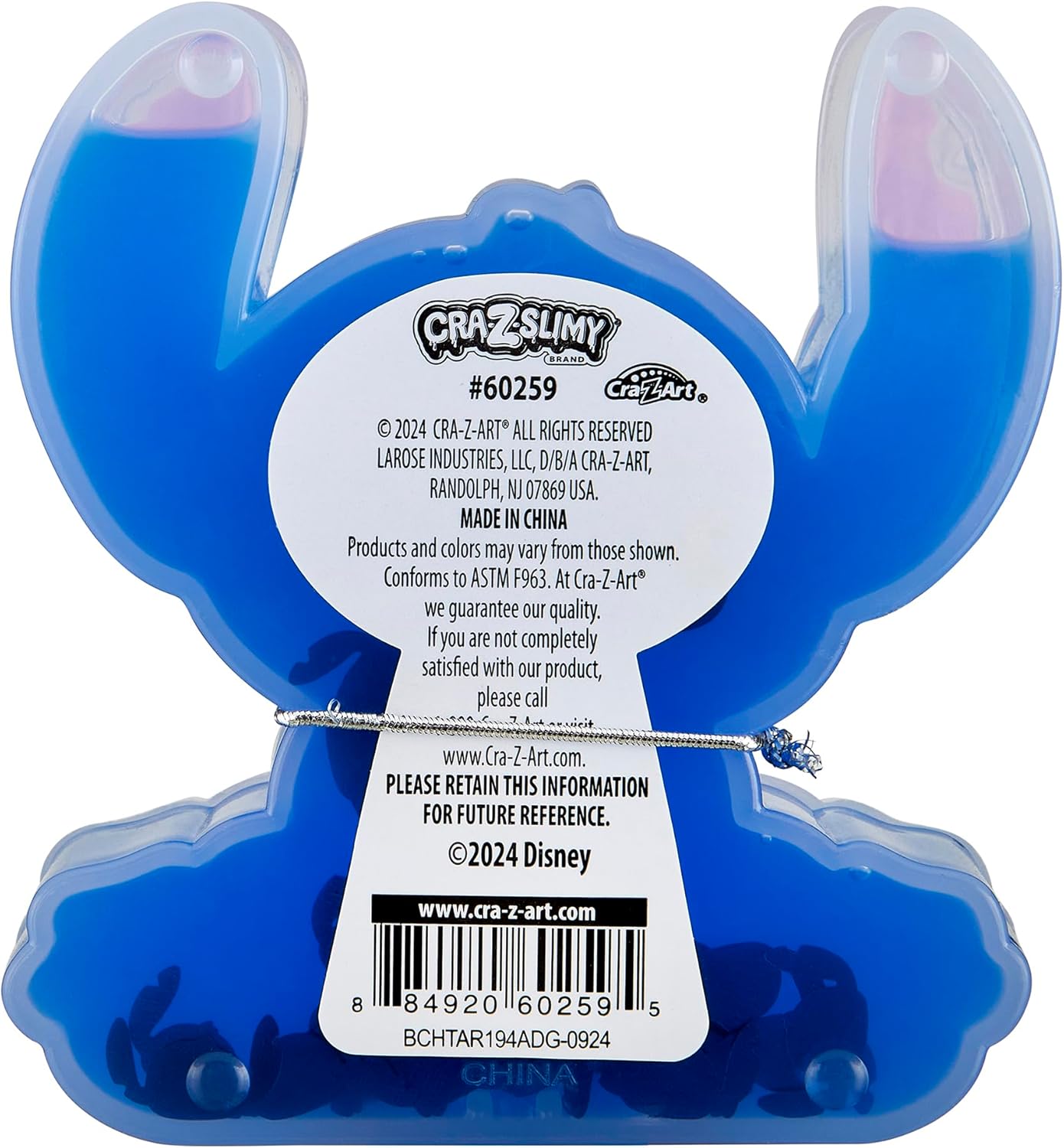 CRA-Z-Slimy Disney Stitch Slime Toy Super Soft, Non-Toxic Sensory Toy for Kids Ages 6+  Lilo & Stitch Gift