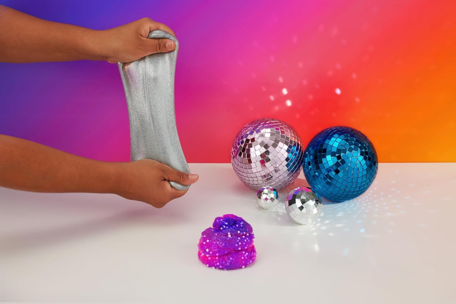 Elmer’s Color Rush 10-Piece Slime Kit | Mix, Match & Create Color-Changing, Glow, Crunchy & Butter Slimes | Non-Toxic | Ages 6+