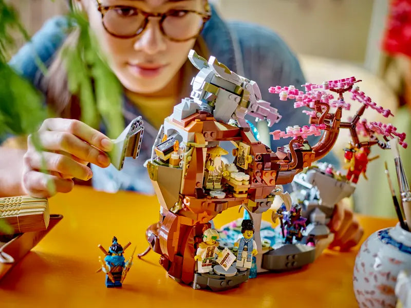 LEGO NINJAGO Unleash Epic Ninja Adventures with the Dragon Stone Shrine